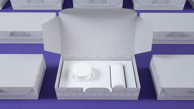 cinema 4d rendering white cosmetic cream box mockup display Customized Solutions cinema 4d rendering white cosmetic cream box mockup display Customized Solutions
