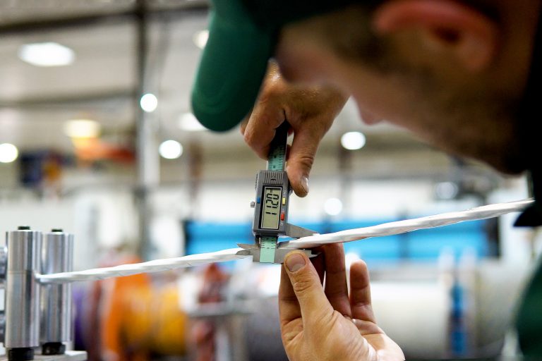 factory worker robe cap checks performance device production cable pr Quality Control factory worker robe cap checks performance device production cable pr Quality Control