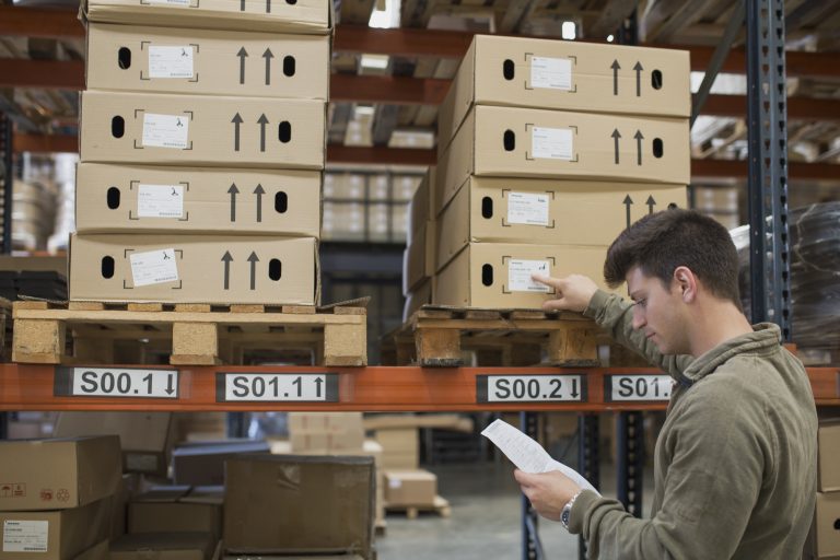 side view man working factory Quality Control side view man working factory Quality Control
